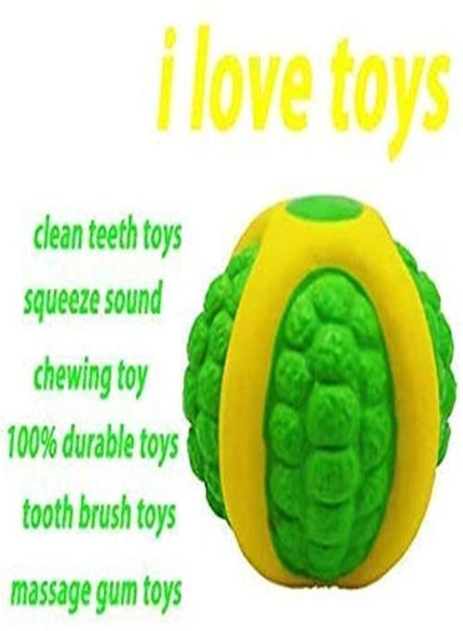 Pups&Pets Eetoys Latex Squeaky Melon Toy for All Types of Dog, Cats, Puppy & Kittens (Medium). - Image 4